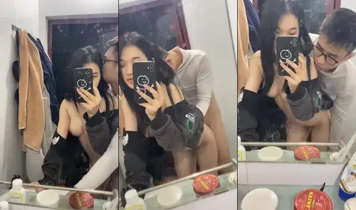 Địt bé sinh viên cực phẩm trước gương quay clip kỷ niệm sieukhung - VIET69